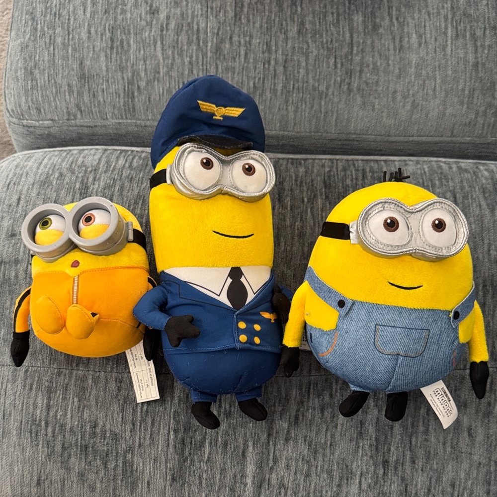Minion Plush Toy Set